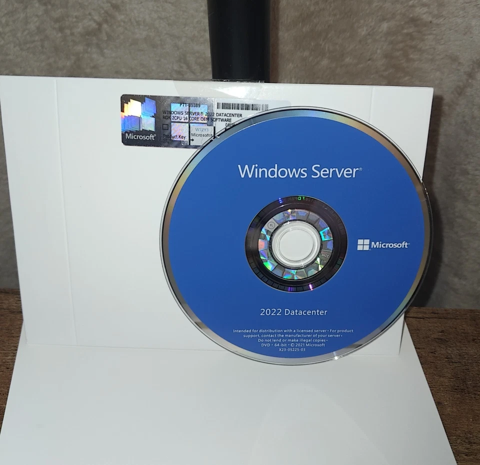 Windows Server 2022 Datacenter Edition - 16 Core License/∞VM (P71-09389) - Image 1 of 3