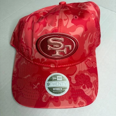 Sombrero ajustable New Era San Francisco 49ers para mujer 9Twenty camuflaje floral Foto 1 de 4