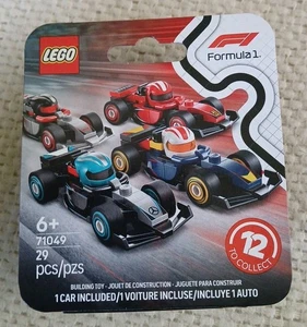 1 Lego Minifigures F1 Formula 1 Race Car 71049 Minifigure Mystery RANDOM Pick - Picture 1 of 6