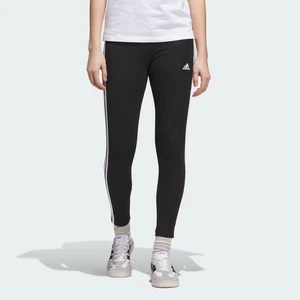 Adidas Leggings Donna Nero/Bianco Essentials 3 Strisce HW (IC7151) Taglia S -Nuovi con etichette - Foto 1 di 6