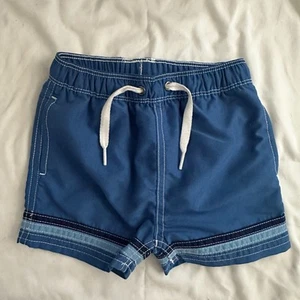 Hanna Andersson Navy Blue Color block Swim trunks 18-24 Months - Picture 1 of 3