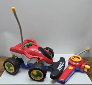 Tomy Big Fun Little Remote Control Buggy Car 1990 Not Working Good Cosmetically - Picture 1 of 20