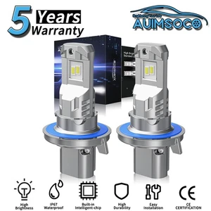 H13 9008 LED Headlight Bulb High Low Beam 6500K 240W 72000LM Bright Cool White - Picture 1 of 12