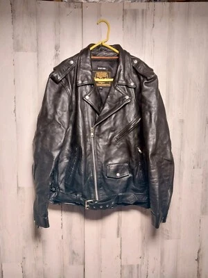 Chaqueta de cuero negra para mujer Milwaukee talla 2XL 44 policía motociclismo Foto 1 de 4