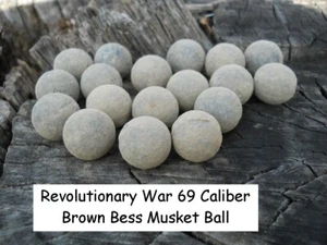 Rare Vintage Antique Relic Revolutionary War 69 Caliber Brown Bess Musket Ball - Picture 1 of 8