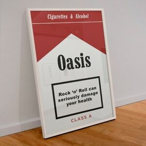 Oasis Inspired A3 Poster - Noel Liam Gallagher