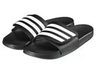 Adidas Adilette Comfort Adjustable Unisex Slide Sandals Black White Men 12 W 13