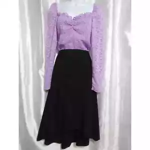 SPIN DOCTOR Retro inspired black classic Skirt - Picture 1 of 9