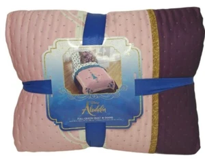 Disney Aladdin Desert Jewel Jasmine Pink Full/Queen Quilt & Shams Magic Carpet - Picture 1 of 3