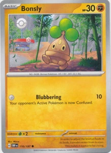 4x Bonsly - 110/197 - Common NM-Mint Pokemon SV03 - Obsidian Flames - Picture 1 of 1