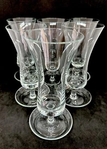 Vintage Parfait glasses with attached underplate -Set of 6 - Picture 1 of 13