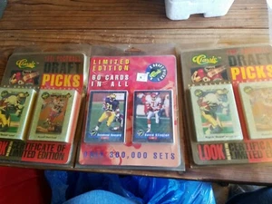 1991 Football Draft Picks Cards NIB - Picture 1 of 8