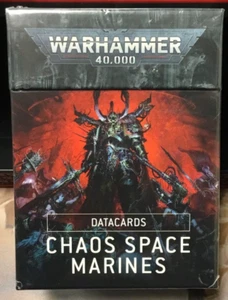 Chaos Space Marines Datasheet - Warhammer 40k 9th - Games Workshop - NIB - Picture 1 of 1