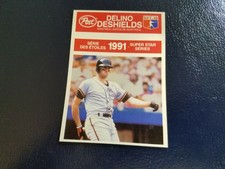 Delino Deshields Will Clark 1991 Post Canada Series Miscut RARE Oddball