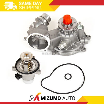 Water Pump Thermostat Fit 04-06 BMW 545I 645CI 745I 745LI X5 4.4L - Image 1 of 4