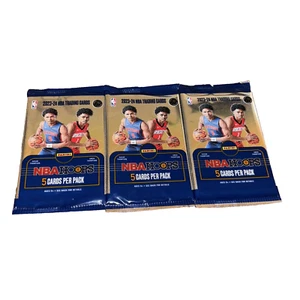 (3)2023-24 Nba Hoops Basketball-5 Card Packs-Factory Sealed--- - Picture 1 of 4