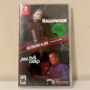 Halloween and Ash vs Evil Dead RetroRealms Double Feature - Switch - New/Sealed - Picture 1 of 5