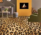 3D Leopard Muster C1507 Fu&#223;boden Wandbild Unentschied BildTapete Familie DE Amy