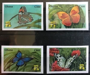 Ghana - Schmetterlinge / Insekten / Expo Briefmarke Australien 99 postfrisch** - B310 - Bild 1 von 1