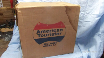 NOS NEW American Tourister Yellow 1017 Tote Bag Luggage Suitcase with Key - Image 1 of 4