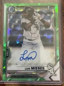 2021 Bowman Chrome Luis Meises /99 Auto - Bild 1 von 2