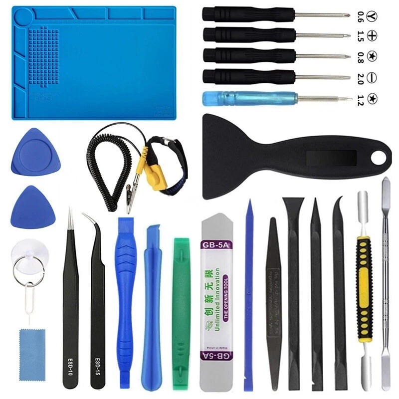 Opening Phone Repair Tools Kit Screwdriver Set With Mat for iPhone 12 Pro Max