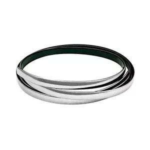 Chromleiste Zierstreifen chrom Zierleiste Edelstahl Look Heckleiste 14mm x 4m - Bild 1 von 4