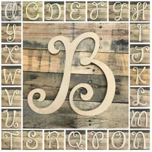 Happy Days Font, Wooden Letters, Unfinished Cheap Letters, Craft Letter Cutout - Picture 1 of 1