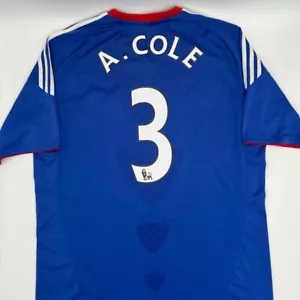 Maglia calcio Cole #3 (giocatore dell'anno) Chelsea FC 2010/2011 ORIGINALE Adidas - Foto 1 di 10