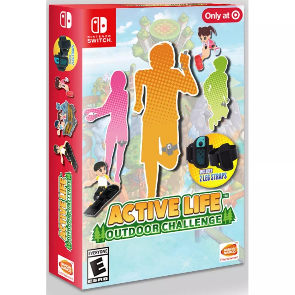Active Life: Outdoor Challenge - Nintendo Switch with Leg Straps - Image 1 of 1