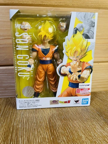 Dragon Ball Z S.H. Figuarts Super Saiyan Full Power Son Goku Figure NEW! Cover