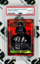 2023 Topps Star Wars Sapphire Darth Vader #3 Return of the Jedi PSA GEM MINT 10