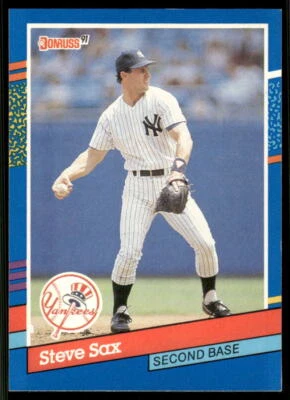 1991 Donruss #163b Steve Sax - Image 1 of 2