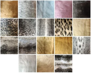 Luxury Faux Fur Fabric - Multiple Lengths & Colours - AC 435 - Picture 1 of 21