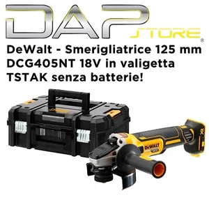 DEWALT - Smerigliatrice angolare 125 mm 18V cod. DCG405NT - TRASPORTO INCLUSO! - Foto 1 di 3