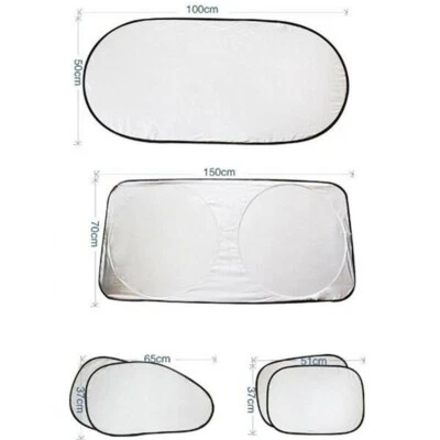 Car Sun Shade Window Screen Cover 6pcs Side Sunshade Protector For Summer - Image 1 of 4