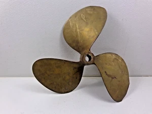 Vintage groß 17 Pfund. Messing Boot Schiffspropeller gestempelt 19LH19 - Bild 1 von 14