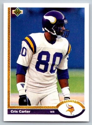 Cris Carter 1991 Upper Deck #56 - Image 1 of 2
