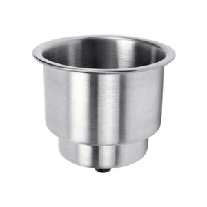 1Pc Stainless Steel Cup Drink Bottle Holder Base For Car Marine Boat RV Camper - Picture 1 of 7