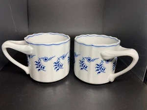 2 Vintage Blue Danube Mugs - Picture 1 of 4