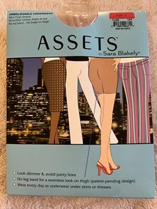 Assets By Sara Blakey Nude High Waisted Mid-Thigh Shaper Size 1 Smoothes - Picture 1 of 7