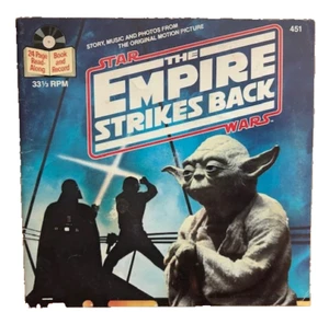 STAR WARS EMPIRE STRIKES BACK BOOK & RECORD - Imagen 1 de 2
