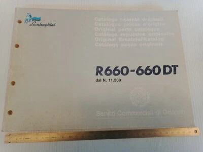 catalogo parti di ricambio originale trattore Lamborghini 1991 R660 - DT R 660 - Immagine 1 di 4
