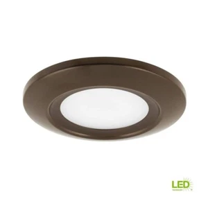 Progress L 5.5 in. Surface Mount 12-W Antique Bronze Integrated LED Flush Mount - Picture 1 of 2