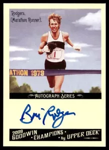 MARATHON BILL RODGERS AUTOGRAMM BOSTON NEW YORK OLYMPICS 2009 GOODWIN CHAMPIONS - Bild 1 von 2