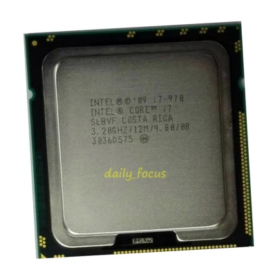 Intel Core i7-970 3.2 GHz LGA1366 6 cores 12 threads SLBVF CPU Processor 12 MB - Image 1 of 4