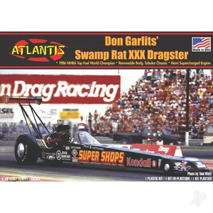 Atlantis Models 1/25 Don Garlits Swamp Rat XXX Dragster Plastic Kit - Picture 1 of 2