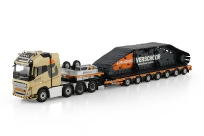 WSI 01-4958 M. Verschoor VOLVO FH5 GLOBETROTTER XL 8X4 RIMORCHIO - 7 ASSI - 1:50 - Immagine 1 di 4