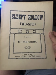 1907 Sedalia Missouri Instrumental ragtime sheet music SLEEPY HOLLOW TWO-STEP - Picture 1 of 2