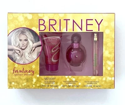 NEW! Fantasy by Britney Spears, 3 Piece Fragrance Gift Set for Women - Image 1 of 4